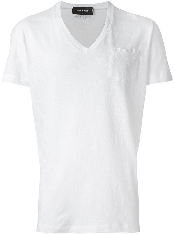 Dsquared2 Pocket V-neck T-shirt
