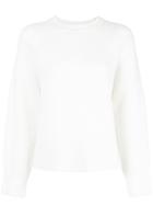 Diane Von Furstenberg Round Neck Top - White