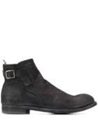 Officine Creative Side Buckle Boots - Brown