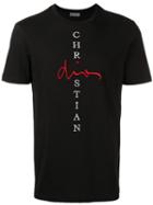 Dior Homme - Logo Embroidered T-shirt - Men - Cotton - M, Black, Cotton