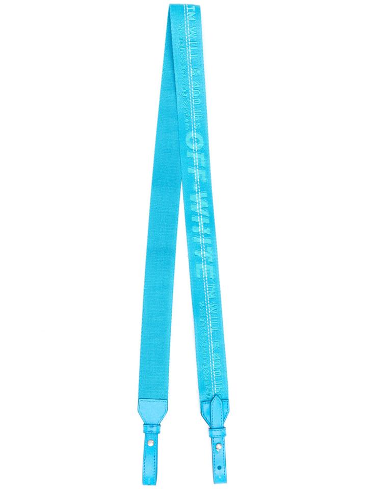 Off-white Logo Bag Strap - Blue