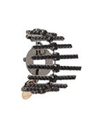Silvia Gnecchi Bejewelled Bracelet - Black