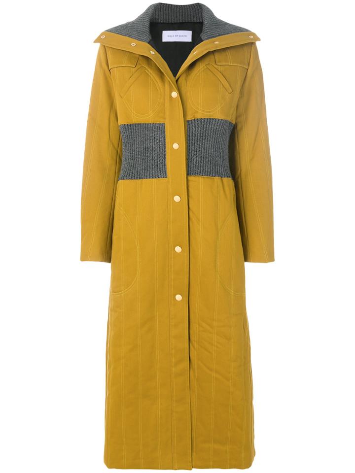 Walk Of Shame Padded Long Coat - Green