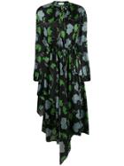 Christian Wijnants Hibiscus Print Dress - Black