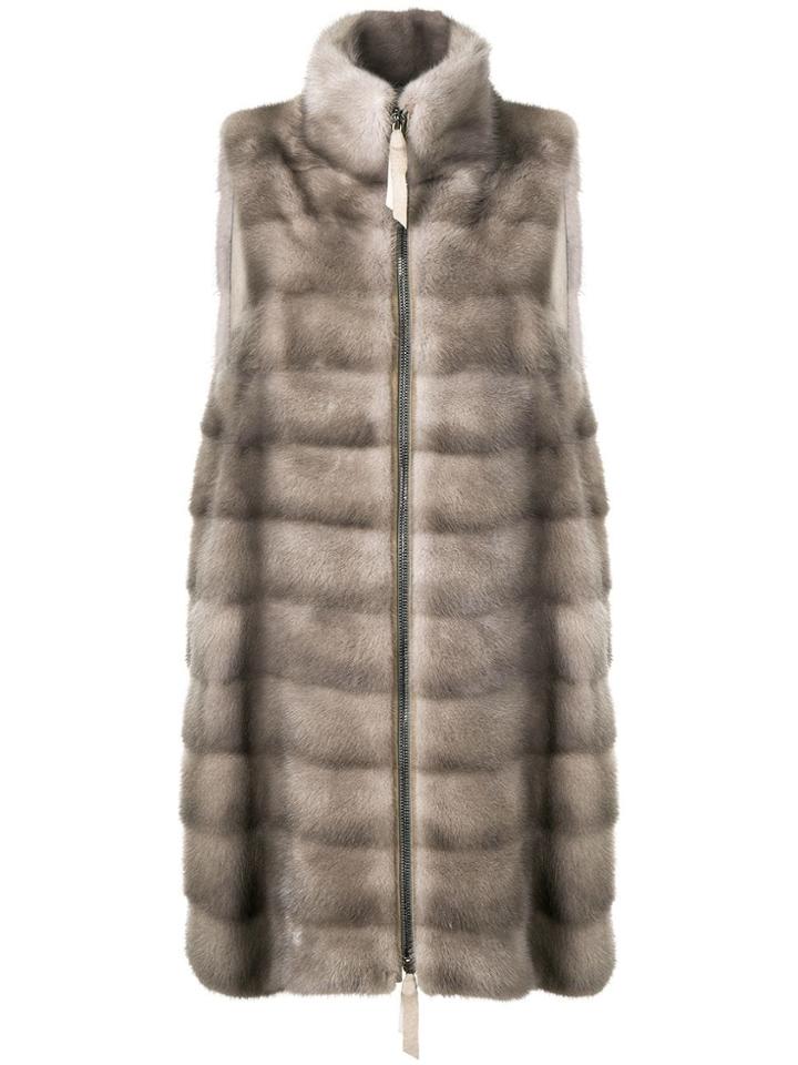 Liska Long Gillet - Neutrals