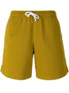 Golden Goose Deluxe Brand Track Shorts, Men's, Size: 30, Yellow/orange, Cotton
