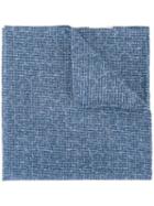 Eleventy - Classic Pocket Square - Men - Cotton - One Size, Blue, Cotton
