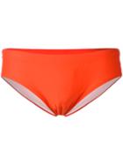 Ron Dorff Eyelet Swim Briefs, Men's, Size: Large, Yellow/orange, Polyamide/spandex/elastane