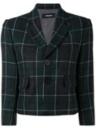 Dsquared2 Tartan Check Cropped Blazer - Green