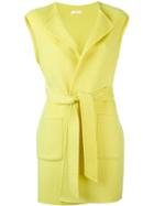 P.a.r.o.s.h. Belted Jacket, Women's, Yellow/orange, Cashmere/wool