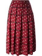 Comme Des Garçons Comme Des Garçons Pleated Polka Dot Skirt