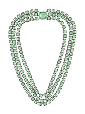 Larkspur & Hawk 'antoinette 3-strand Rivière' Necklace, Women's, Green