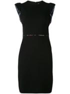 Emilio Pucci Ruffled Cap Sleeve Dress - Black