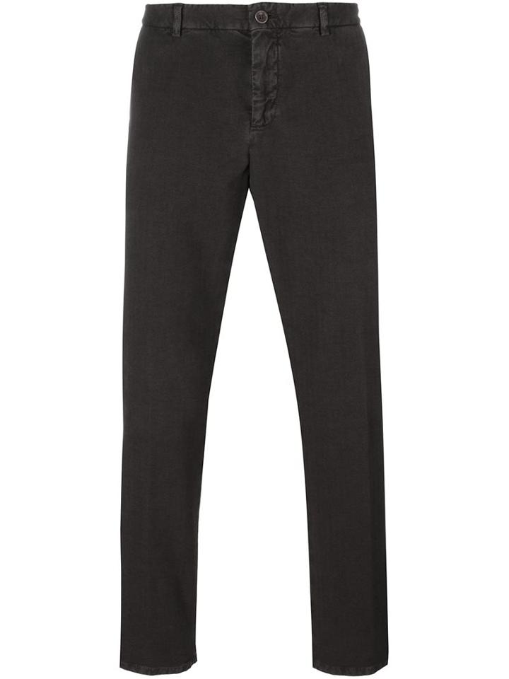 Etro Chino Trousers, Men's, Size: 50, Brown, Cotton/spandex/elastane