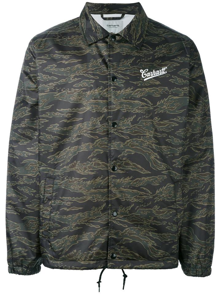 Carhartt - Camouflage Jacket - Men - Polyester - Xl, Green, Polyester