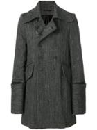Ann Demeulemeester Double Breasted Coat - Grey