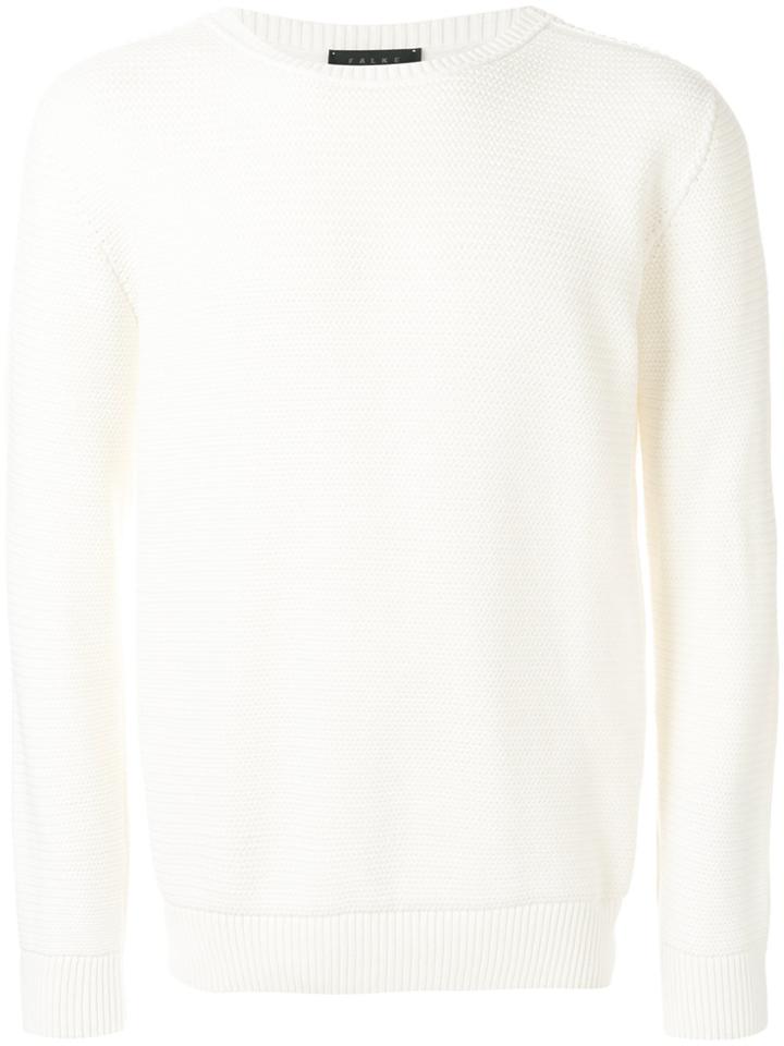 Falke Crew Neck Sweater - White