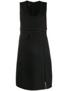Giambattista Valli Crystal-embellished Crepe Dress - Black