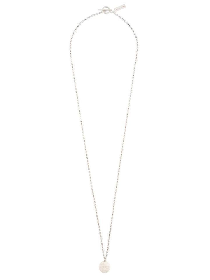 Henson 'horn Moonface' Necklace, Adult Unisex, Metallic