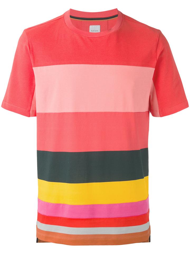 Paul Smith Striped T-shirt - Pink & Purple