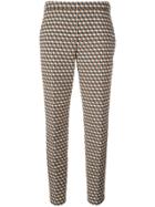 Elie Tahari Cube Print Trousers - Multicolour