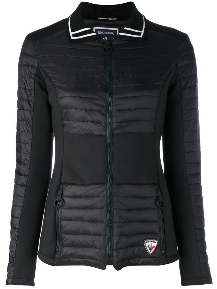 Rossignol Fitted Puffer Jacket, Women's, Size: 44, Black, Polyamide/polyester/spandex/elastane/acetate
