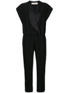Shirtaporter Tailored Fitted Jumpsuit - Black