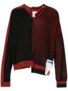 Maison Mihara Yasuhiro Asymmetric Sweater - Black