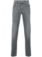 Z Zegna Straight Leg Jeans - Grey