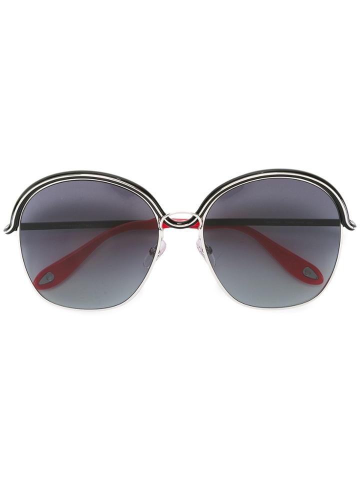 Givenchy Eyewear Circle Wire Sunglasses - Black