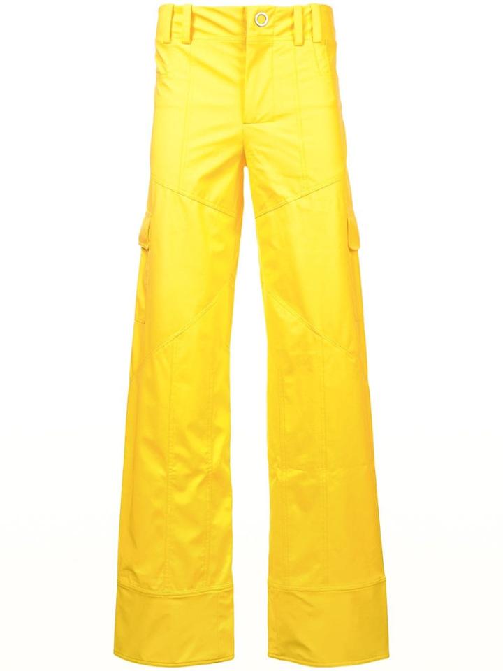 Angus Chiang Paneled Trousers - Yellow