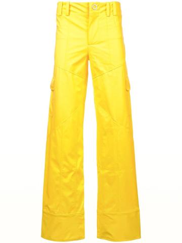 Angus Chiang Paneled Trousers - Yellow