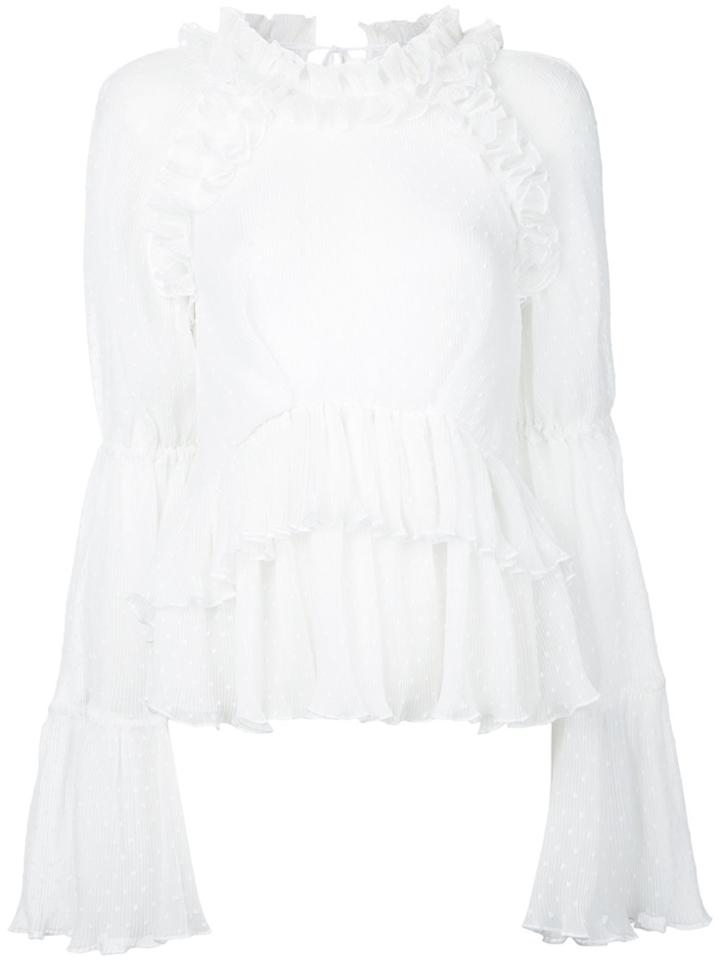 Romance Was Born Purity Blouse - White