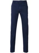 Dondup Tailored Trousers, Men's, Size: 33, Blue, Cotton/spandex/elastane