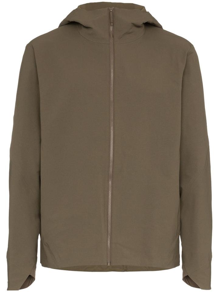 Arc'teryx Veilance Isogon Zipped Hooded Jacket - Brown