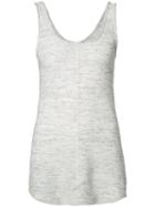 The Lady And The Sailor - Fitted Vest Top - Women - Cotton - Ii, White, Cotton