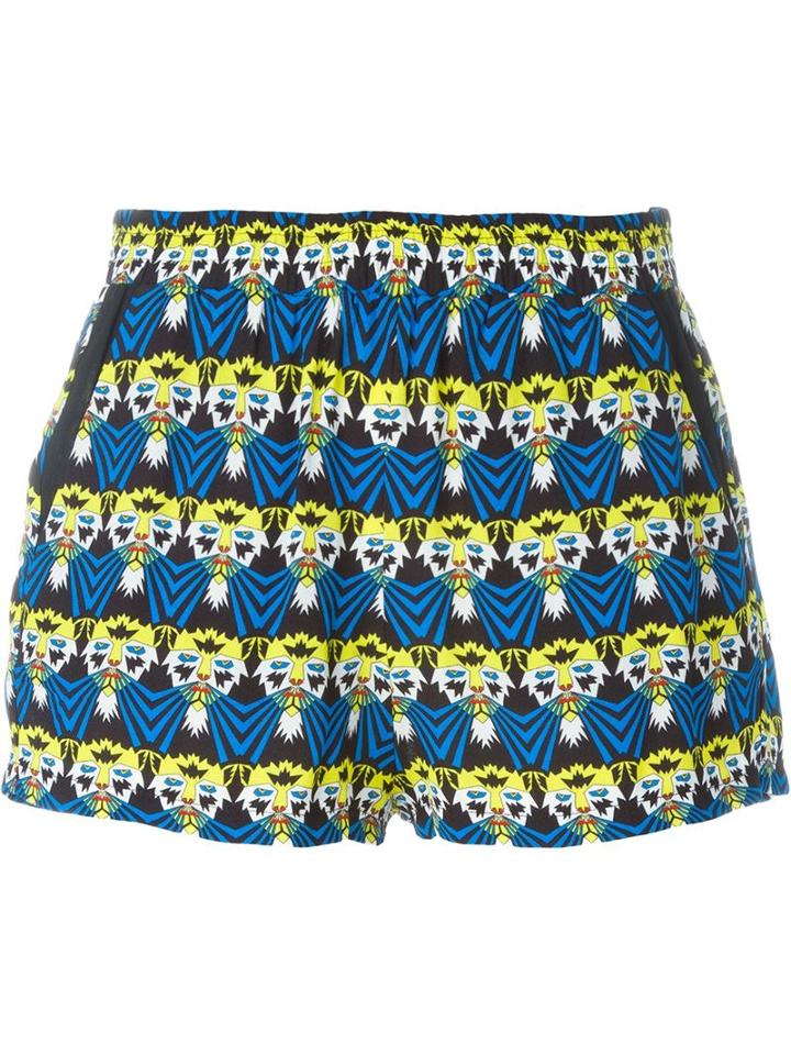 8pm Allover Cat Print Shorts