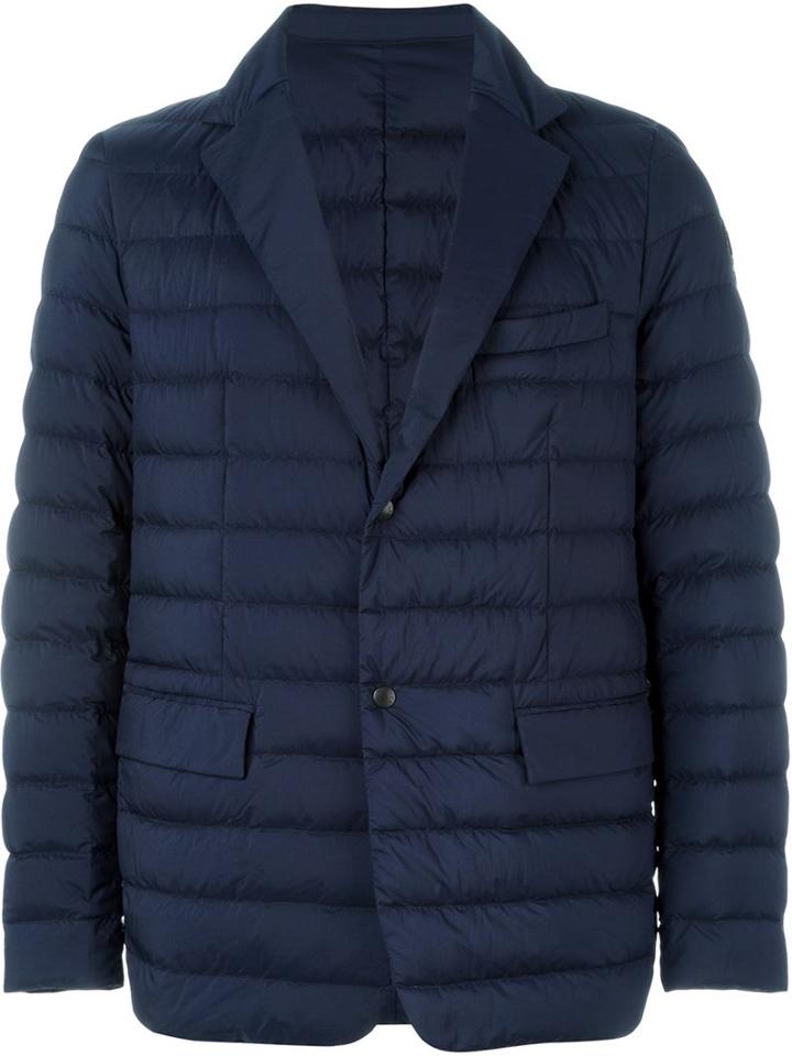 Moncler 'javier' Jacket, Men's, Size: 4, Blue, Polyamide/goose Down