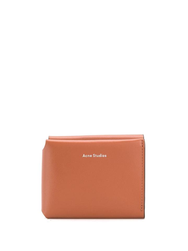 Acne Studios Tri-fold Card Wallet - Brown