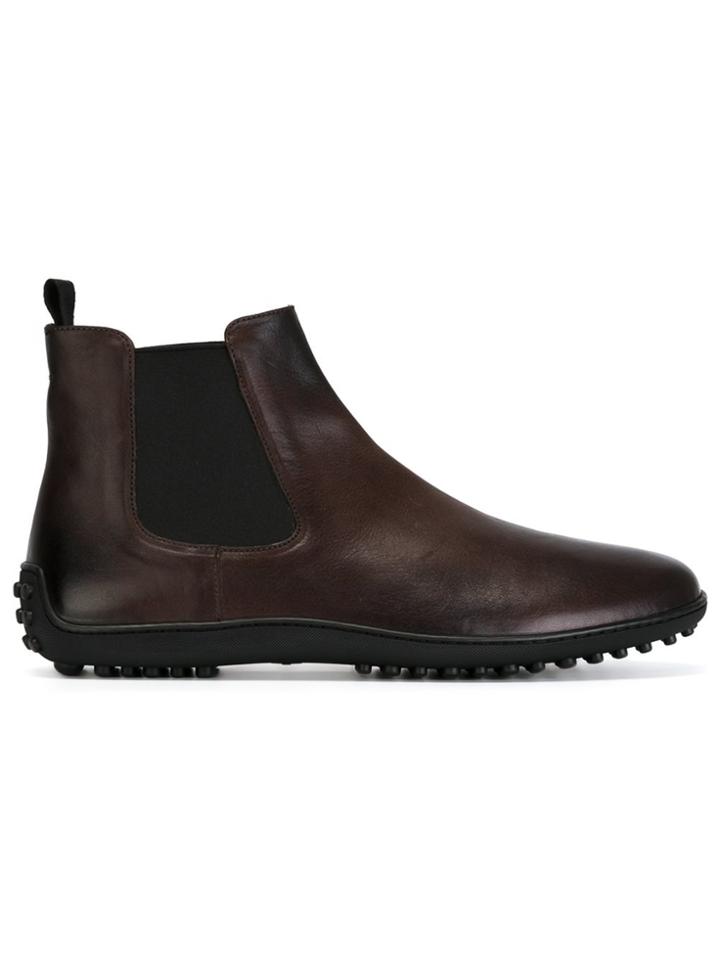 Car Shoe Ankle Boots - Brown