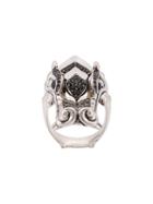 John Hardy Silver And Mixed Stone Legends Naga Ring - Metallic