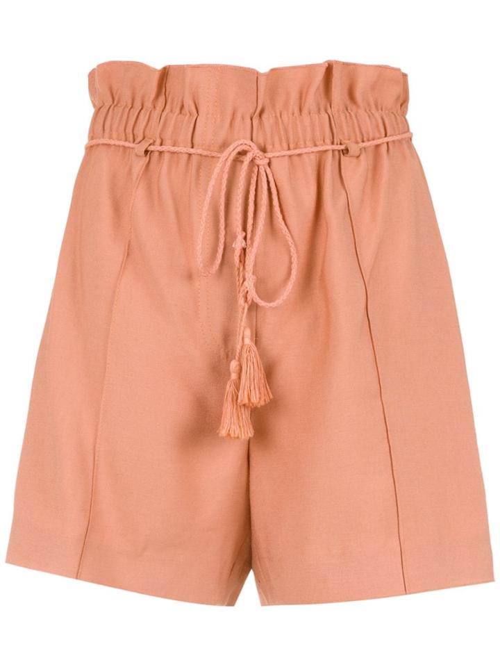 Nk High Waisted Shorts - Pink