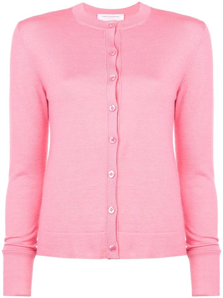Carolina Herrera Classic Cardigan - Pink