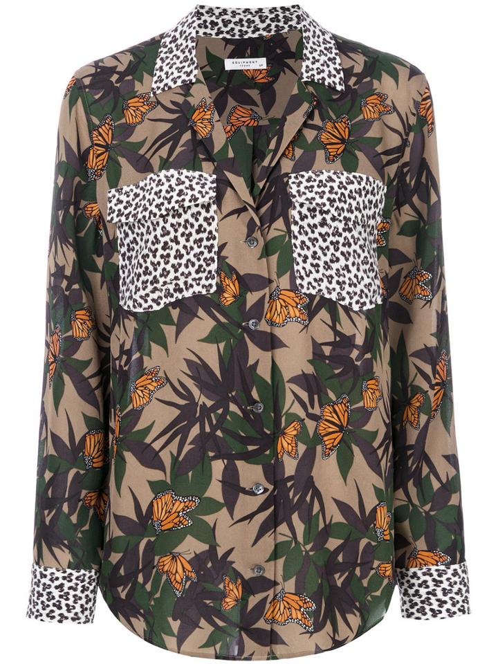 Equipment - Floral Print Shirt - Women - Silk - M, Silk