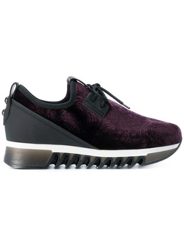 Alexander Smith Ridged Sole Sneakers - Pink & Purple