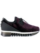 Alexander Smith Ridged Sole Sneakers - Pink & Purple