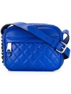 Moschino Quilted Crossbody Bag, Women's, Blue