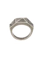 Northskull In Out Aged Ring - Metallic
