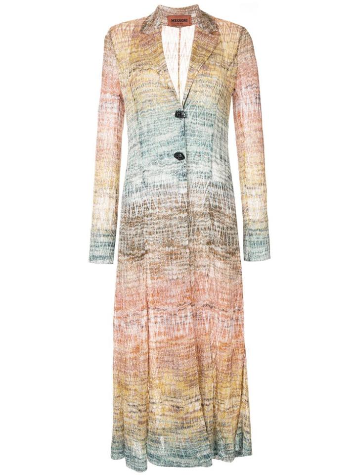 Missoni Zig Zag Trench Coat - Multicolour