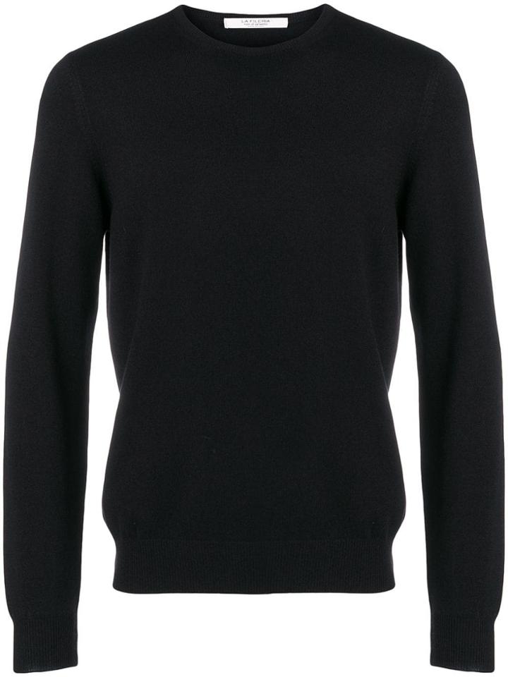 La Fileria For D'aniello Crew Neck Sweater - Black